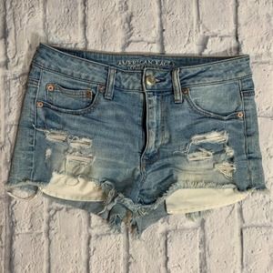 American Eagle Outfitters High Rise Festival Jean Shorts size 8